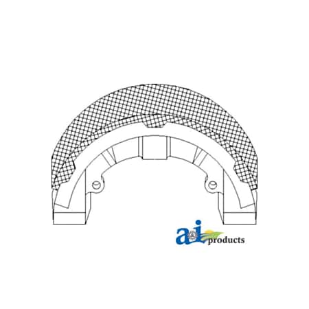 A & I Products Shoe, Brake 7" x4" x4" A-M805899